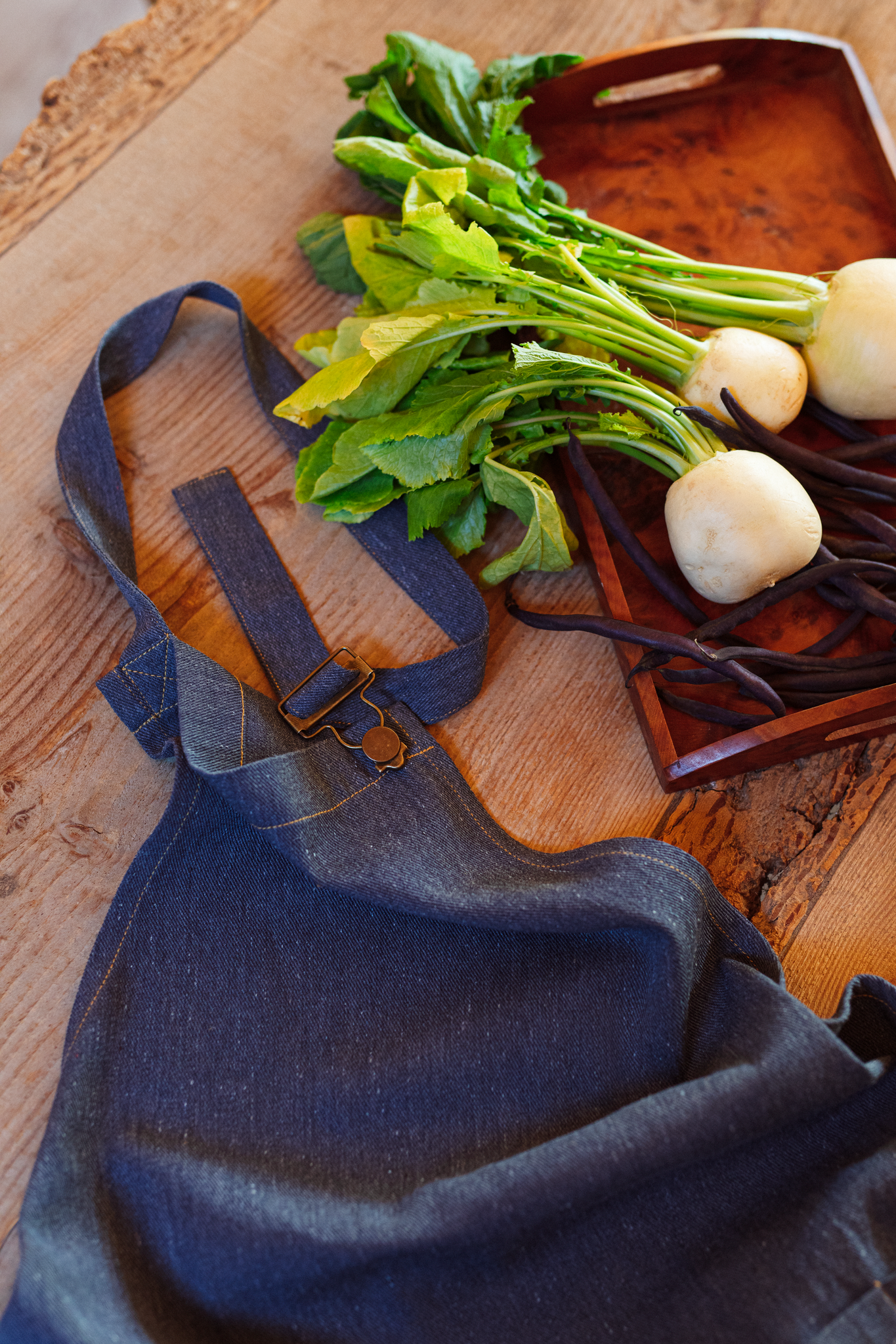 80040-0100-01-10_1; Finlayson Old Jeans Apron Blue / 70x85 cm 