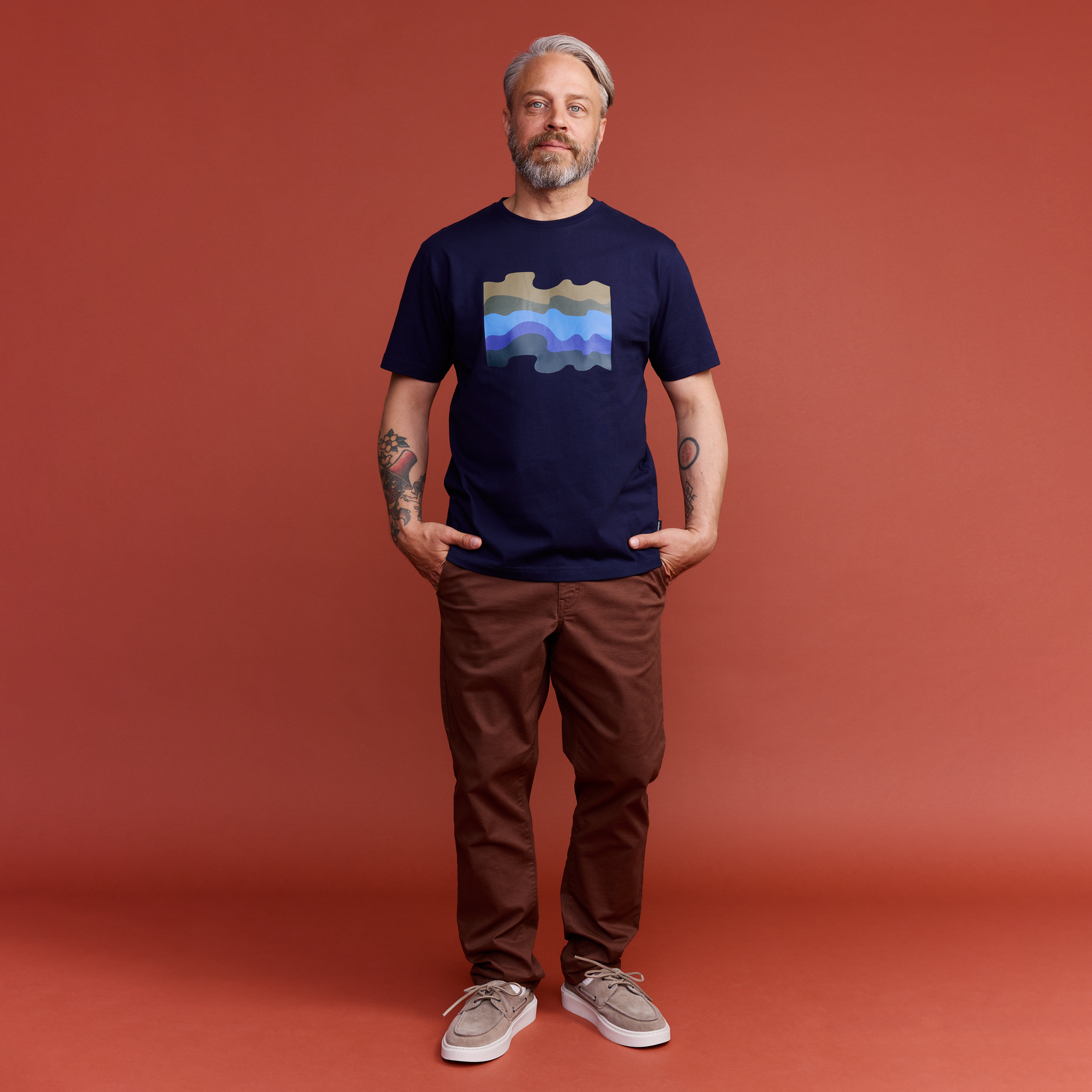 22706815001; Finlayson Aalto T-shirt Dark Blue / S 