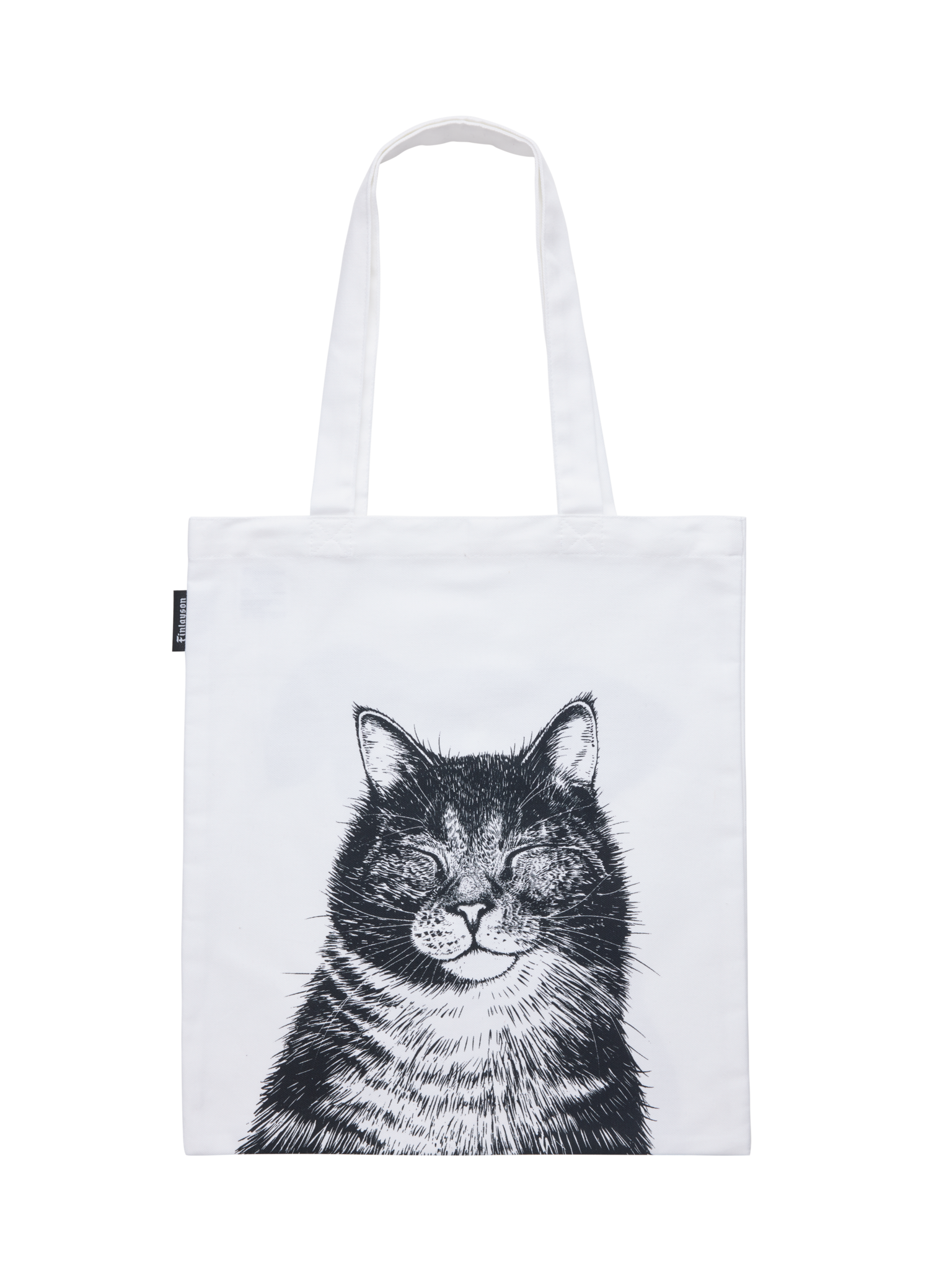 80220-5397-01-05_1; Finlayson Koira ja kissa Tote Bag Black / White / 36x42 cm 
