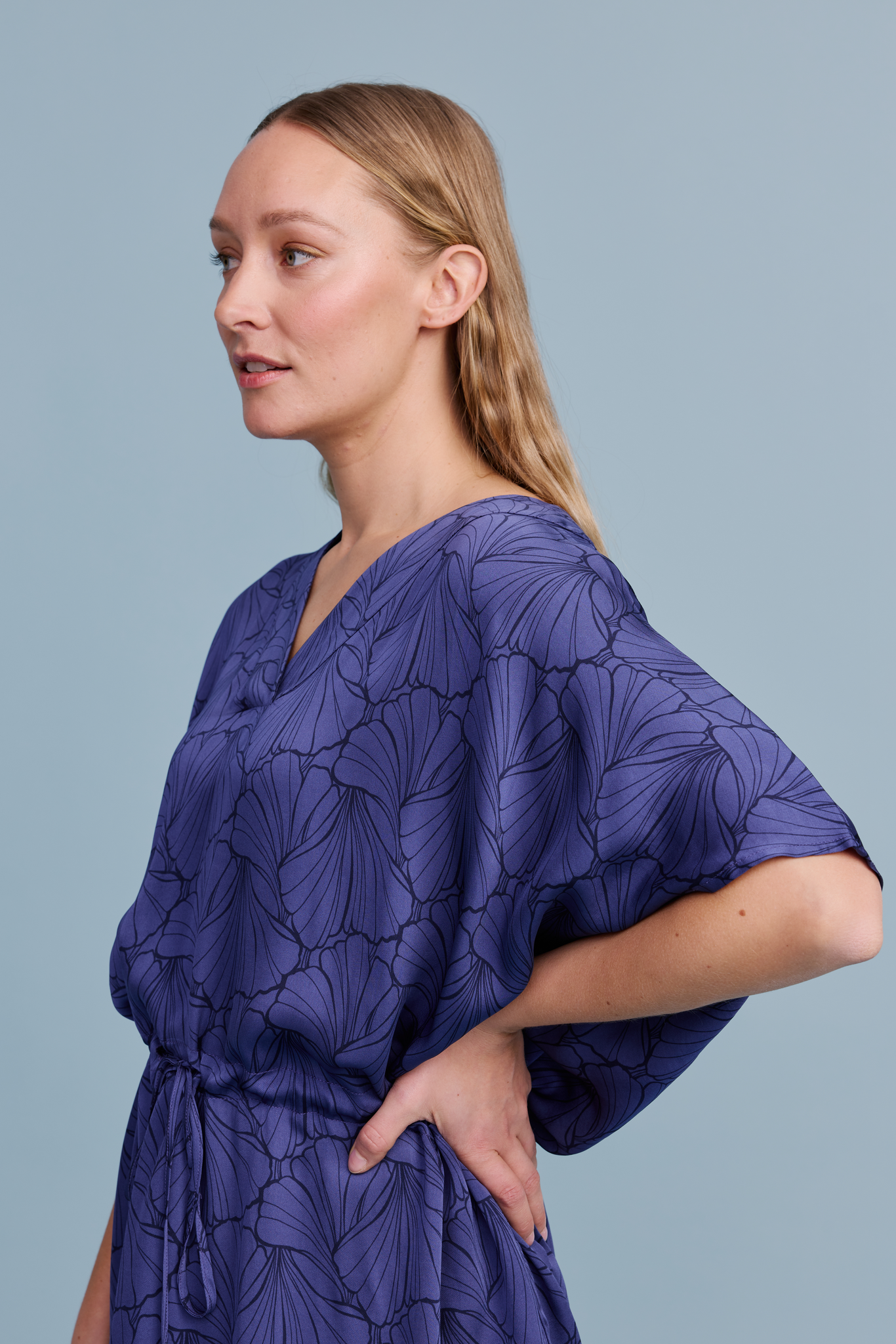 22596795001_4; Finlayson Lilia Kaftan Blue / S 