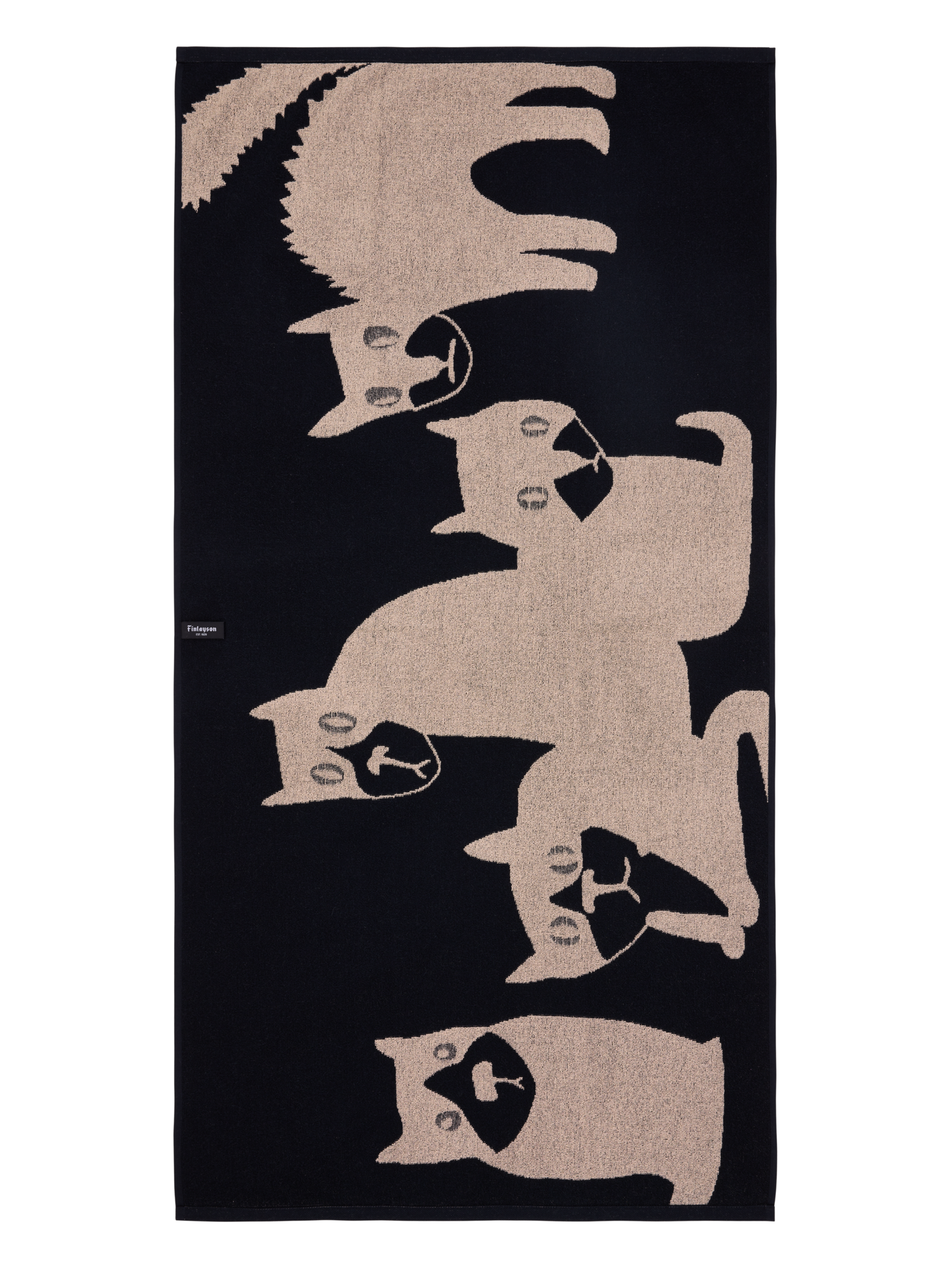 70554-1520-04-06_2; Finlayson Spot the Dog Bath Towel Sand / 70x140 cm 