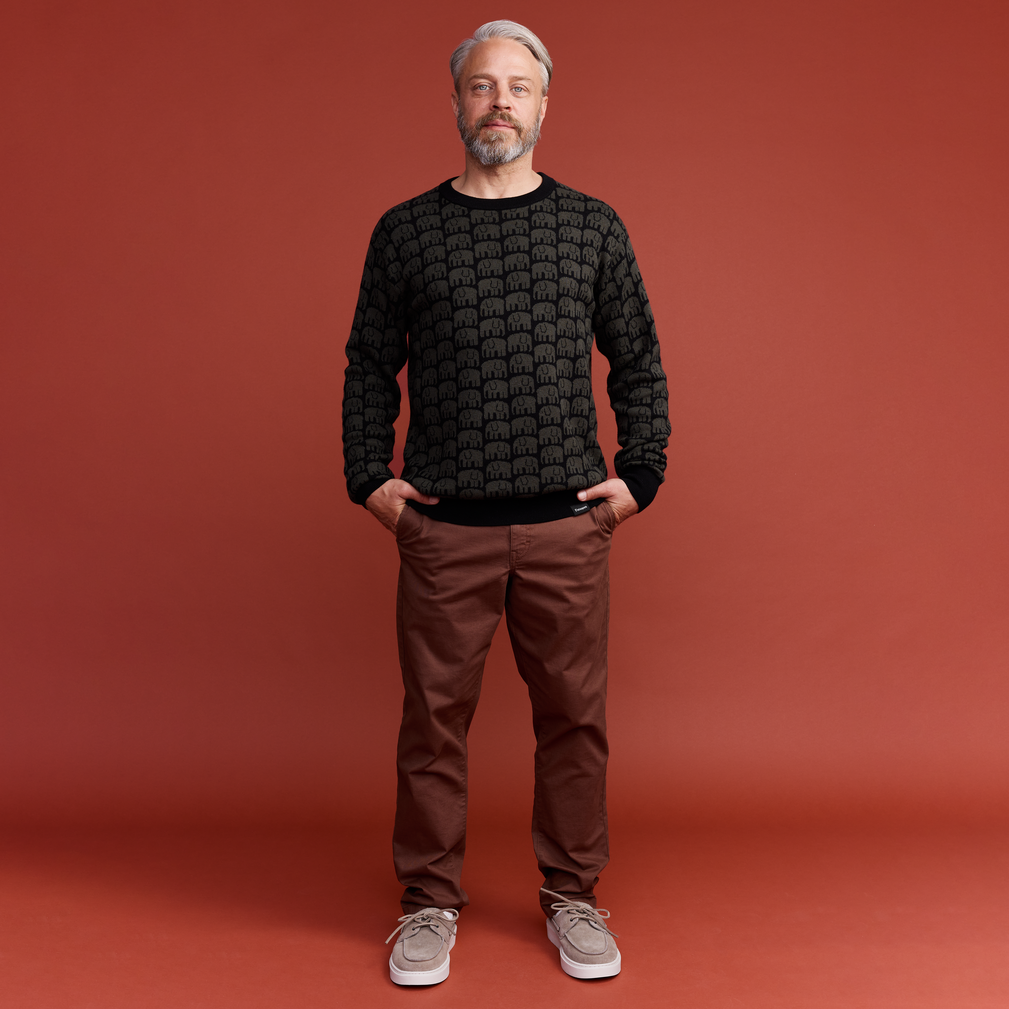 22709541001; Finlayson Elefantti Knit Dark green / S 