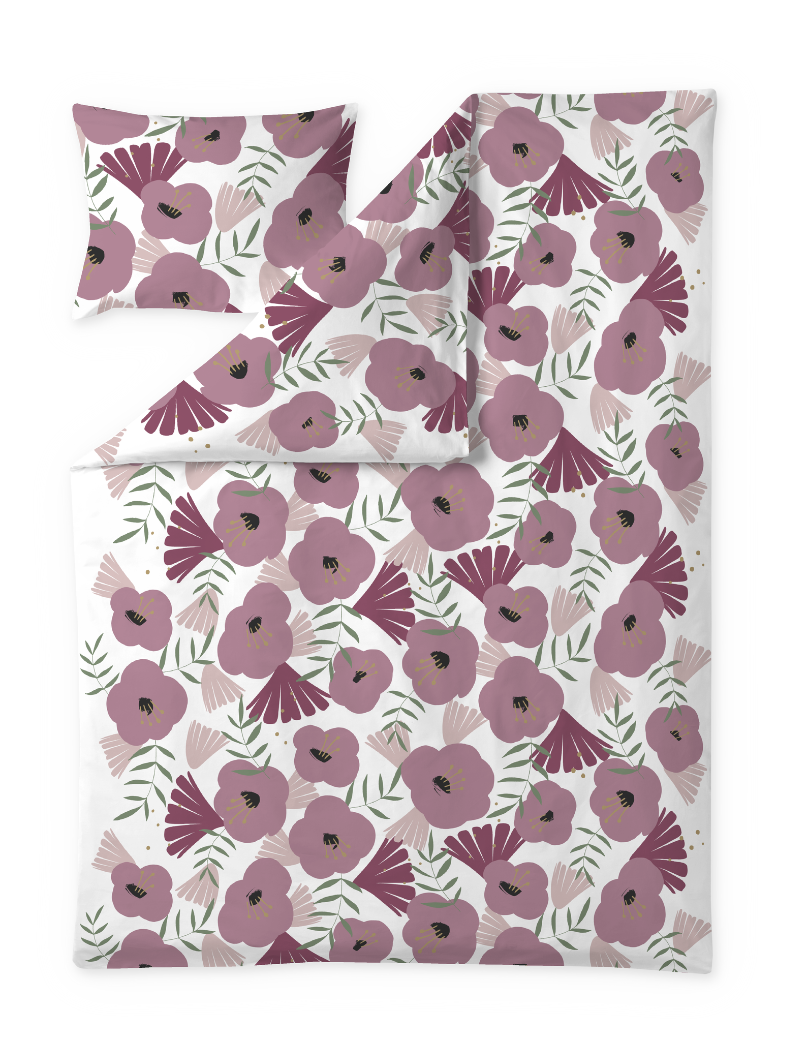 60652-5121-07-06; Finlayson Anni Duvet Cover set Mallow / 150x210 + 50x60 cm 