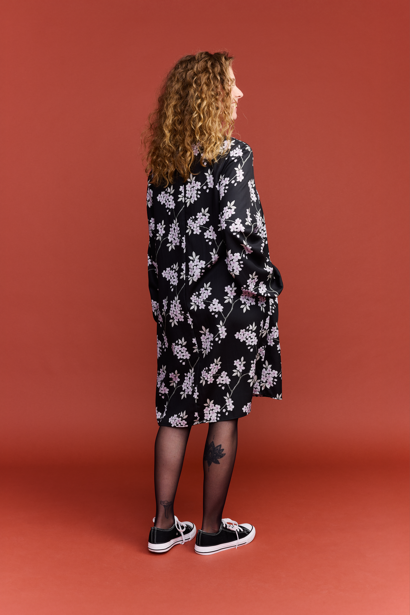 22702950007_3; Finlayson Kioto Dress Blackn and white / 46 