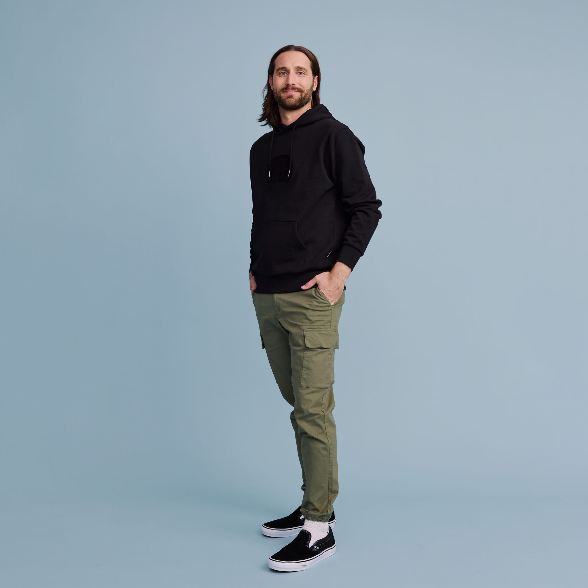 22601481005; 22601481004; 22601481001; 22601481002; 22601481003; Finlayson Elefantti Hooded Sweatshirt Black / L 