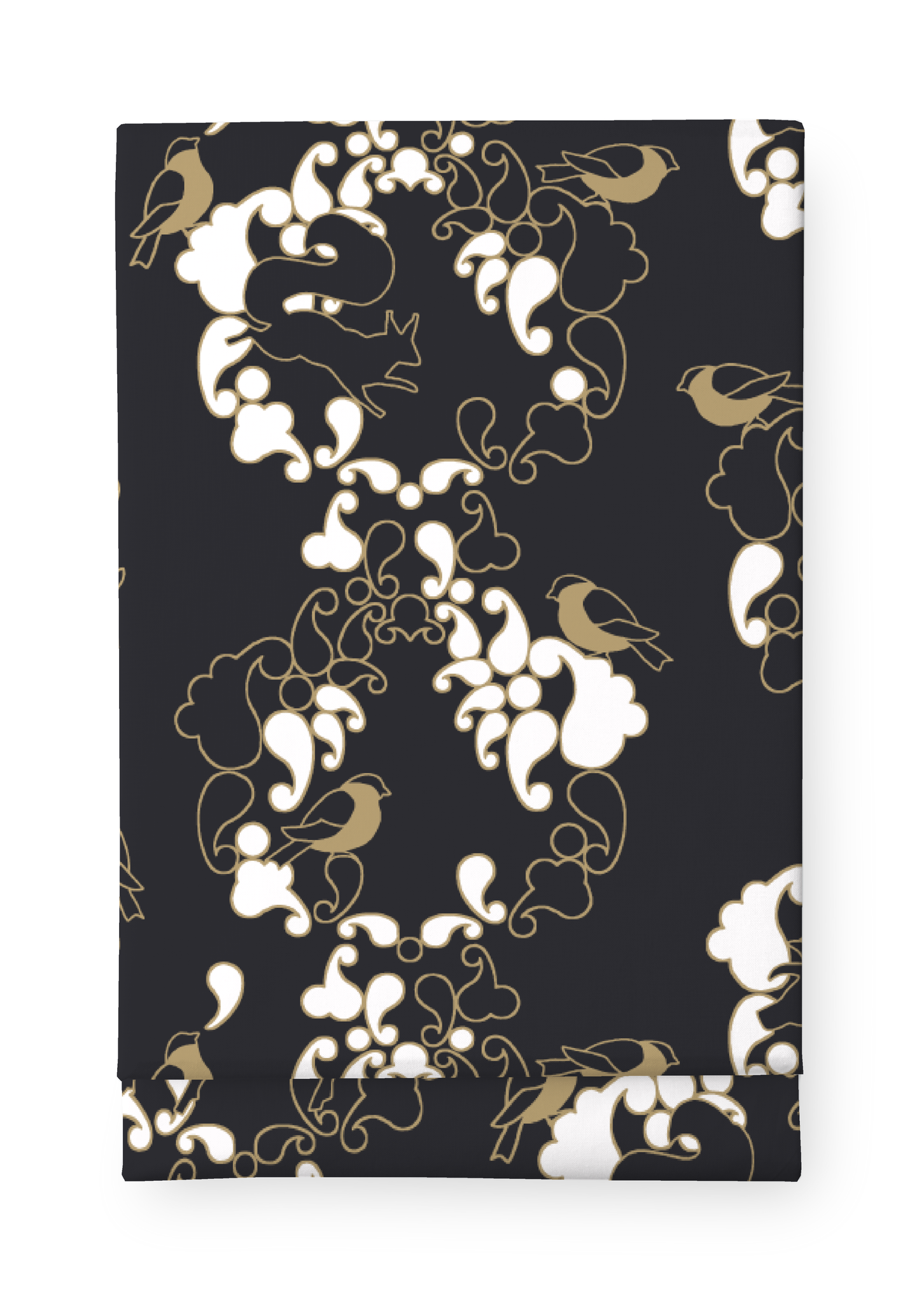 80419-4454-02-06; Finlayson Sopraano Table cloth Black / Gold / 145x250 cm 