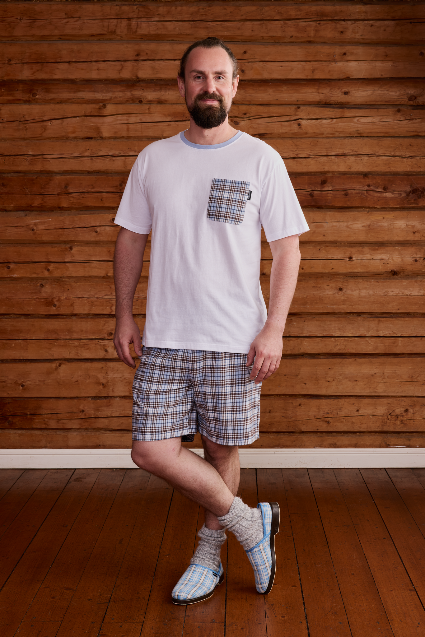 22751434004_2; 22751434003_2; 22751434001_2; 22751434002_2; Finlayson Reino Pyjamas Light blue / L 