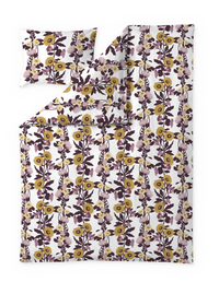 60652-5491-02-06; Finlayson Kaksin Duvet Cover set Malva / Yellow / 150x210 + 50x60 cm 