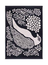109000-9901; Finlayson COM Vallila Viserrys towel Black-white / 50x70 cm