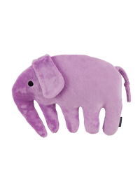 Finlayson COM Elefantti Plush Pillow Light Lilac / 40x30 cm
