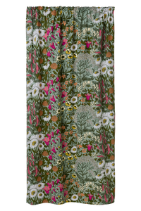 109006-7343; Finlayson COM Vallila Ahomaa curtain Green-pink