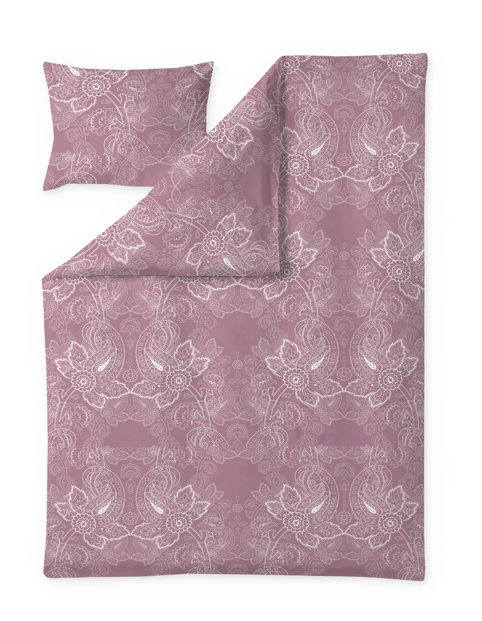 60714-4546-14-06; Finlayson Viktoria Tencel-Sateen Duvet Cover set Rose / 150x210 + 50x60 cm 