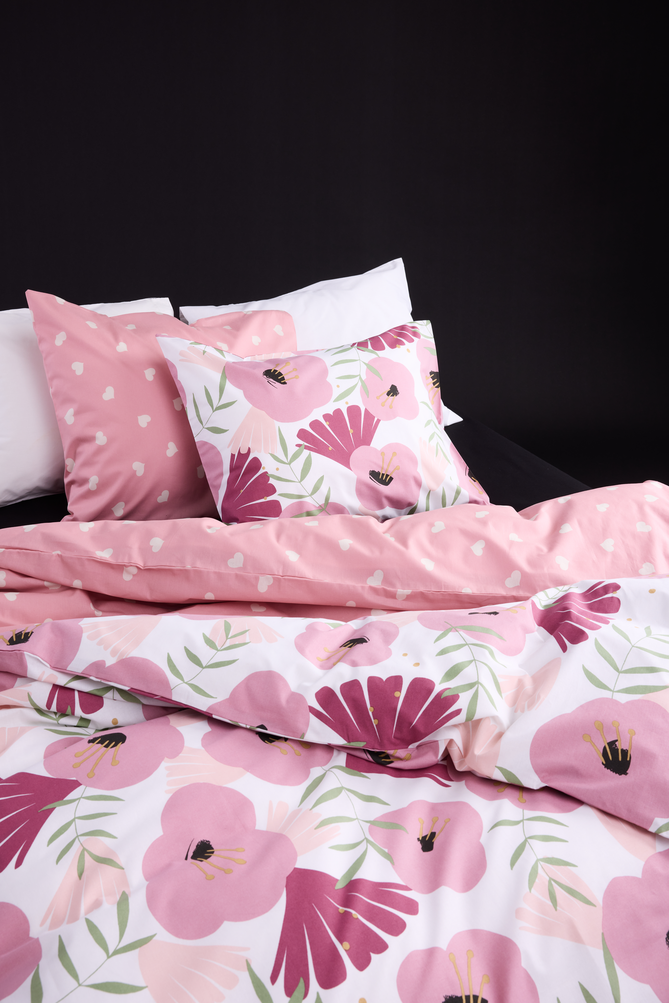 60652-3884-33-06_1; Finlayson Onni Duvet Cover set Rosa / 150x210 + 50x60 cm 