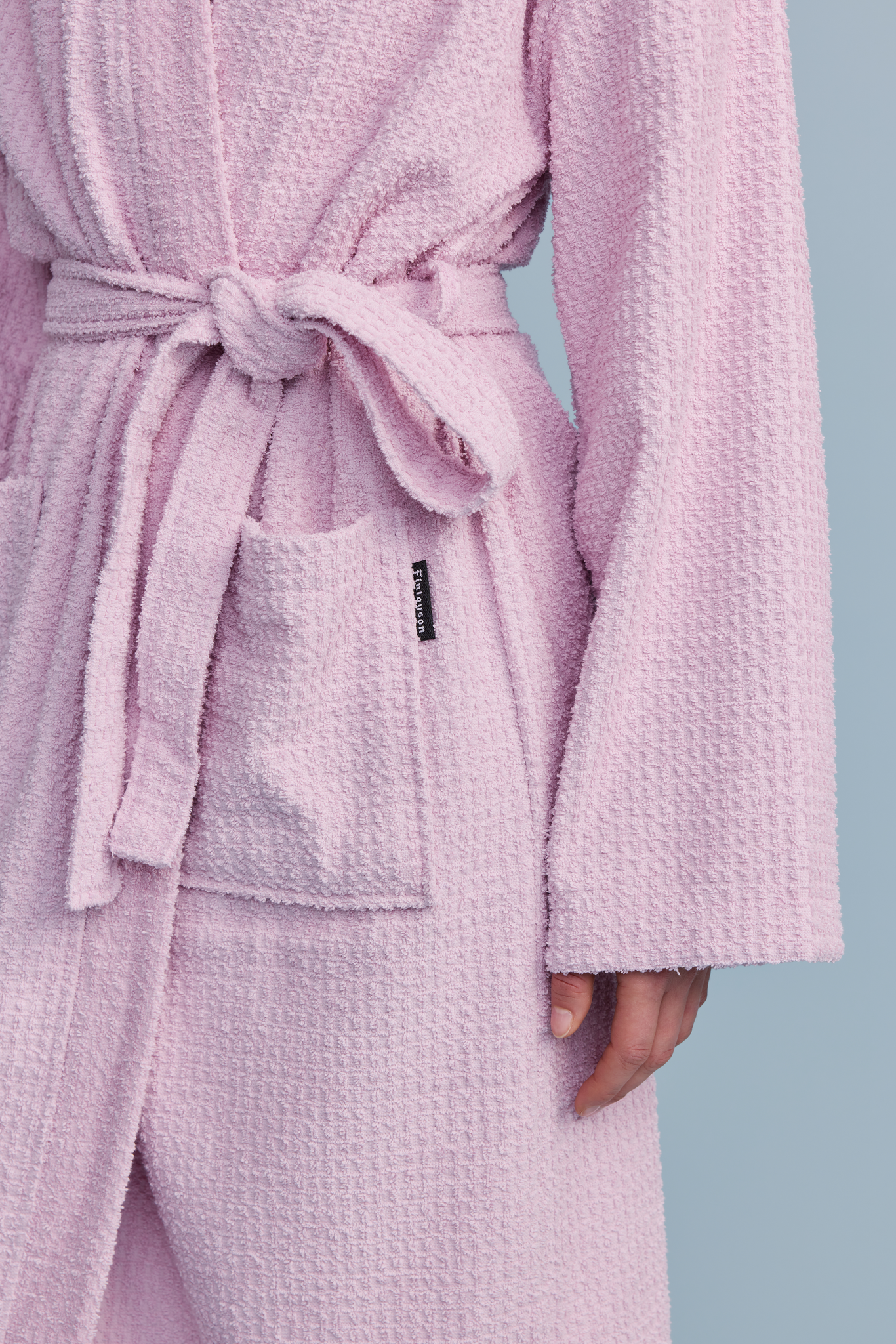 71122-0001-01-03_4; 71121-0001-01-03_4; Finlayson Pehmis Bathrobe Rose / S/M 