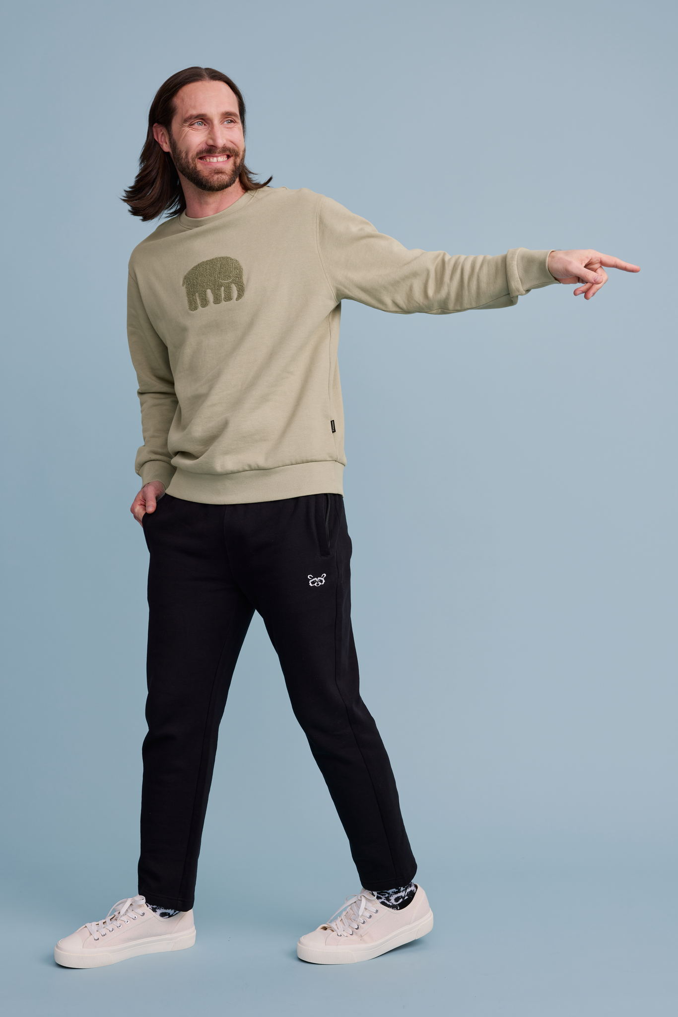 22601472005_2; Finlayson Elefantti Sweatshirt Green / XXL 