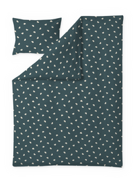 60652-3884-32-06; Finlayson Onni Duvet Cover set Dark Green / 150x210 + 50x60 cm 