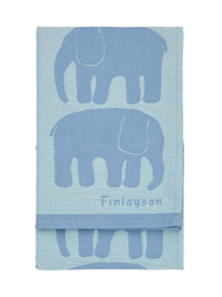 70940-4547-07-10; Finlayson Elefantti Kitchen Towel 2 pcs Blue Grey / Mint / 50x70 cm 