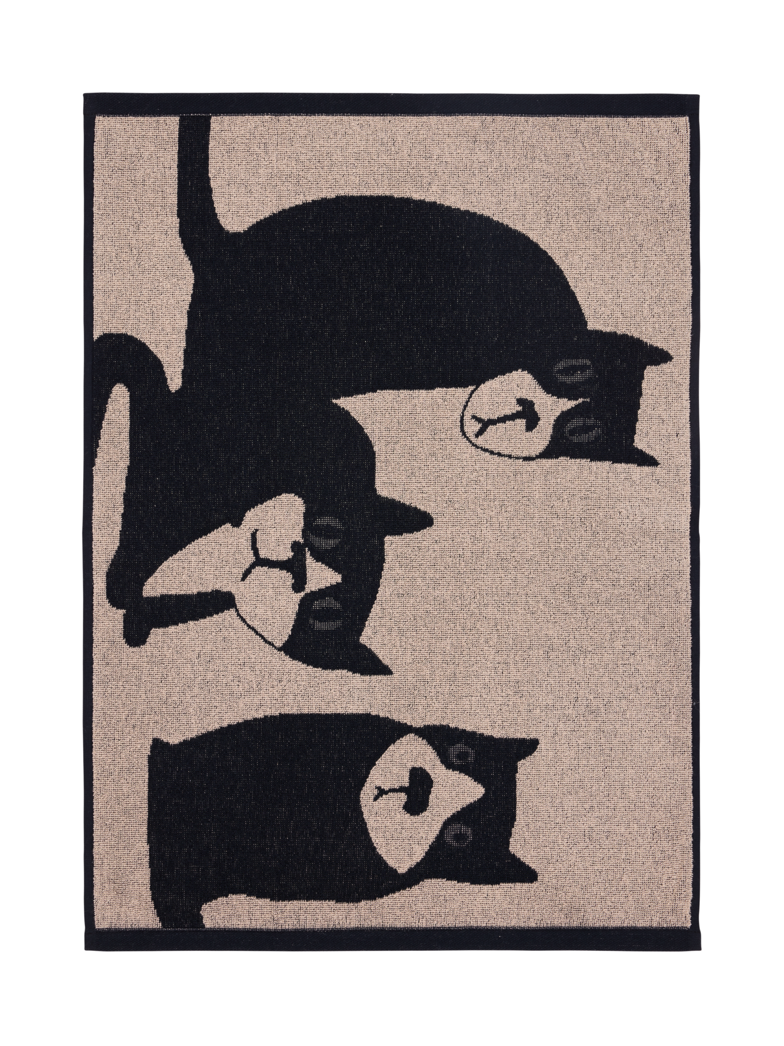 70553-1520-04-12; Finlayson Spot the Dog Hand Towel Sand / 50x70 cm 