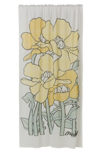 109015-2372; Finlayson COM Vallila Olivia Flow curtain Yellow sage