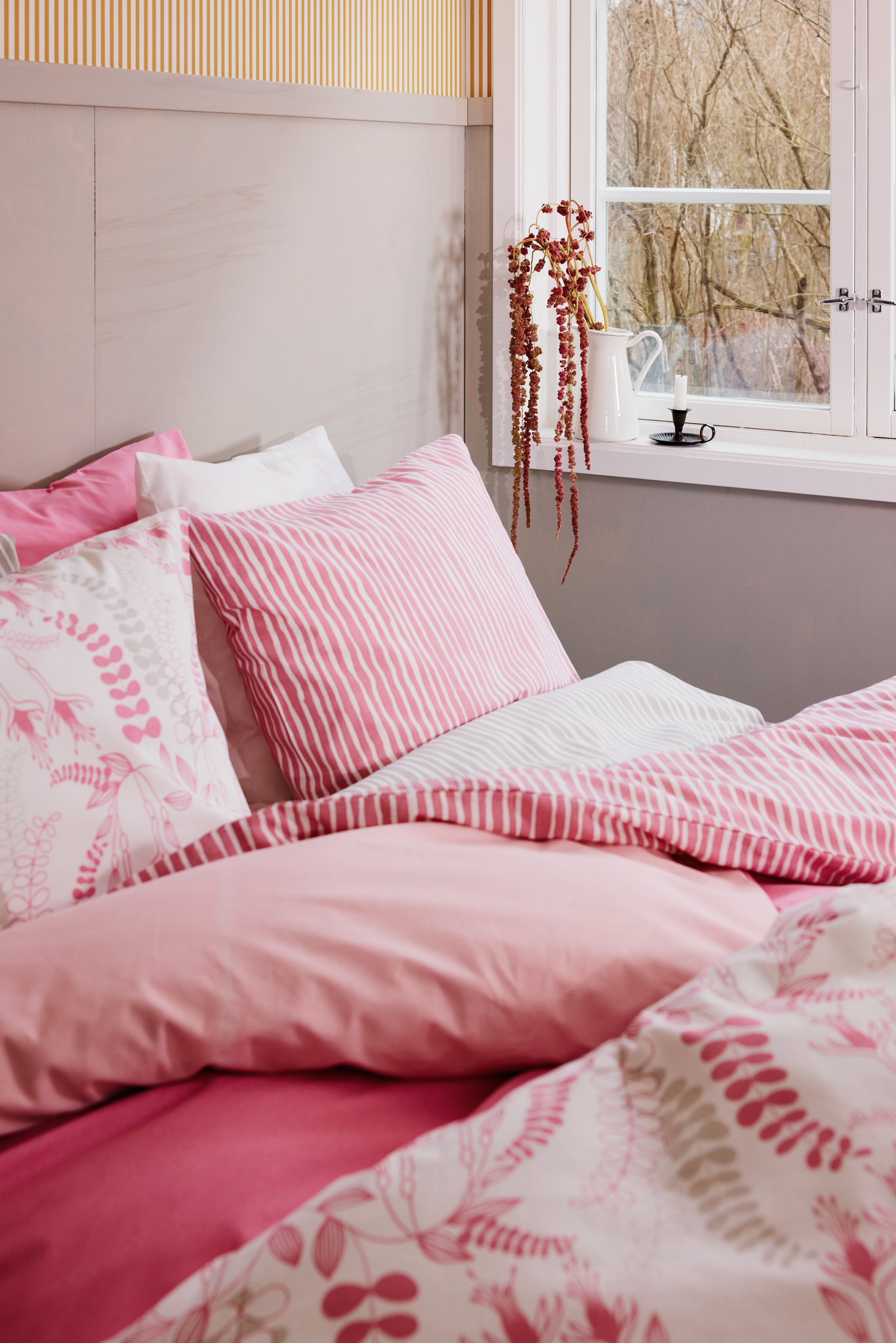 60136-5238-08-10_1; Finlayson Tiuhta Pillowcase Mallow / 50x60 cm 