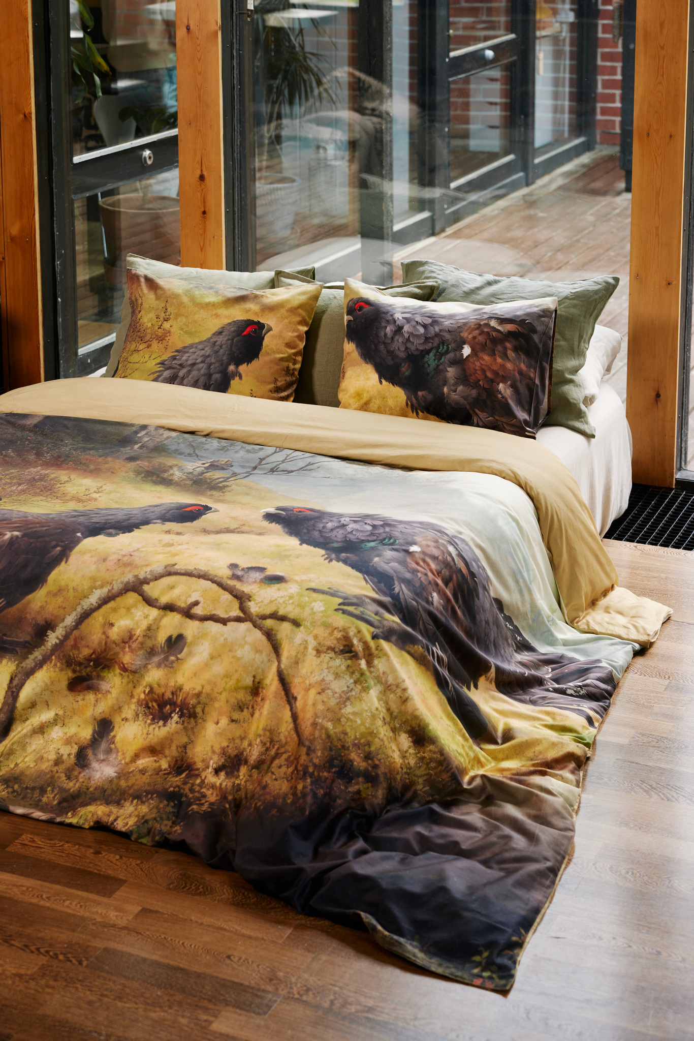 60138-5407-01-10_1; Finlayson Taistelevat metsot Sateen Pillowcase Multi / 50x60 cm 
