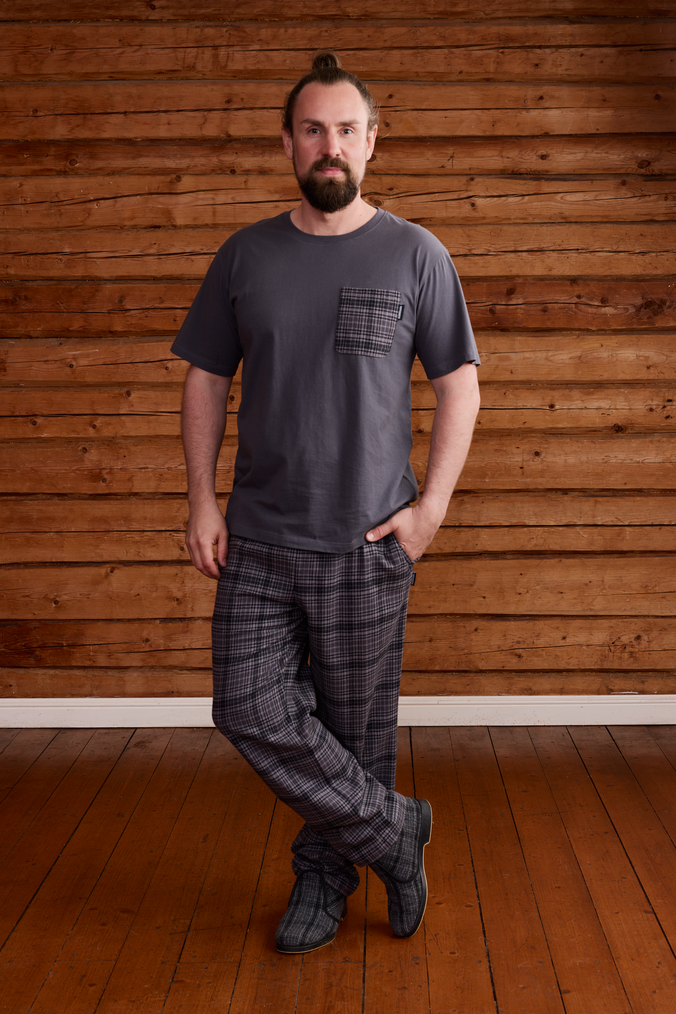 22751430004_2; 22751430003_2; 22751430001_2; 22751430002_2; Finlayson Reino Pyjamas Grey / L 