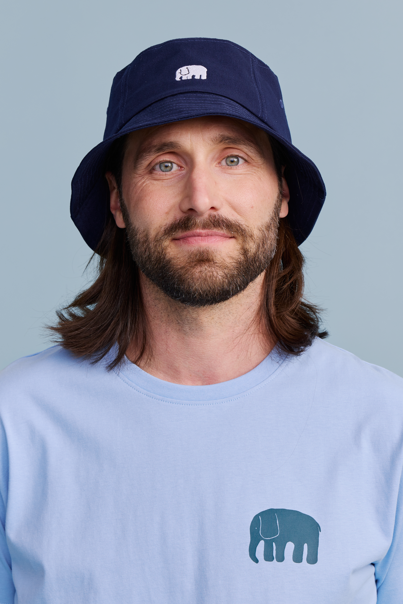22598195001_1; Finlayson Elefantti Bucket hat Dark Blue / S/M 