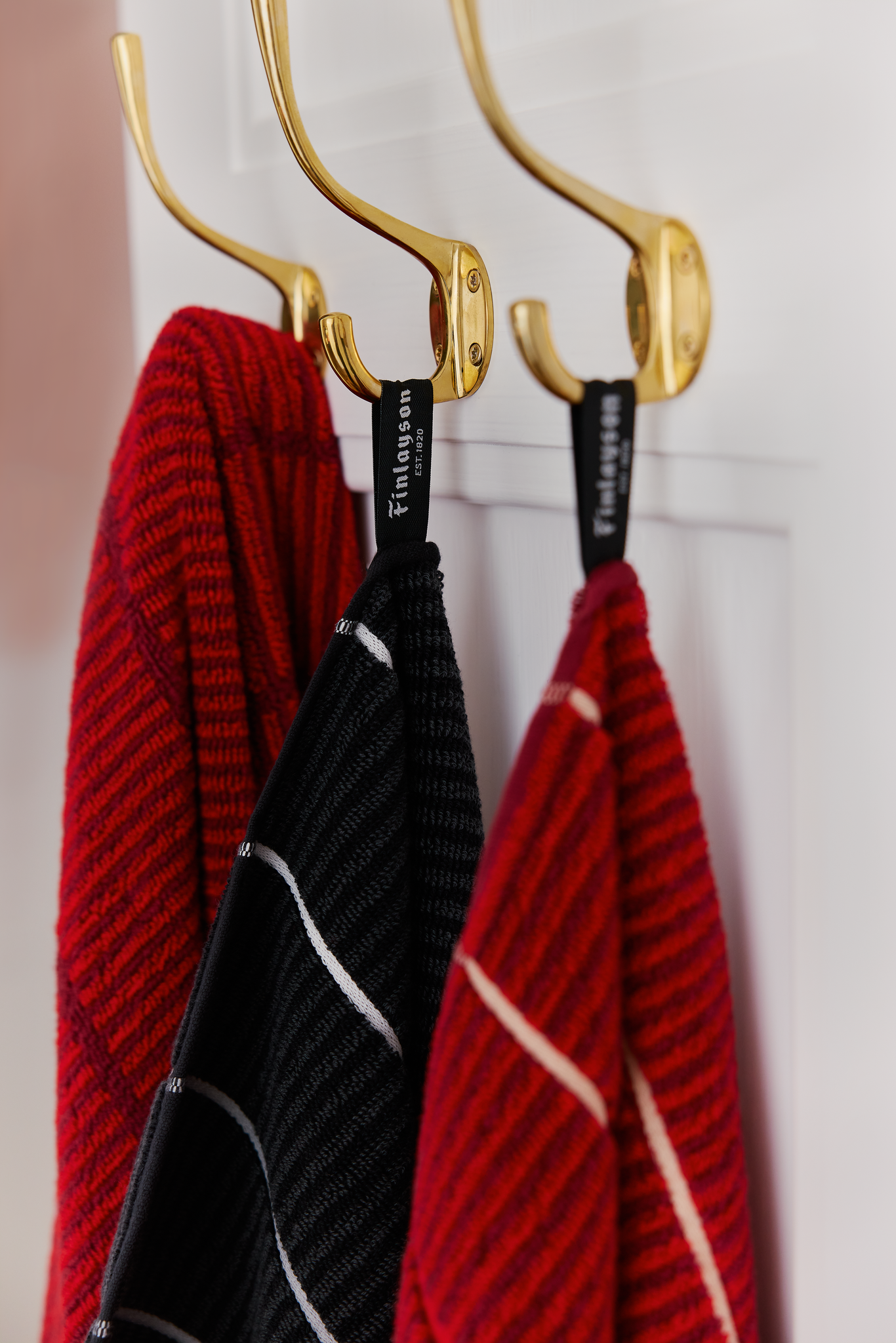70577-4292-12-12_2; Finlayson Ruoko Hand Towel Red / 50x70 cm 