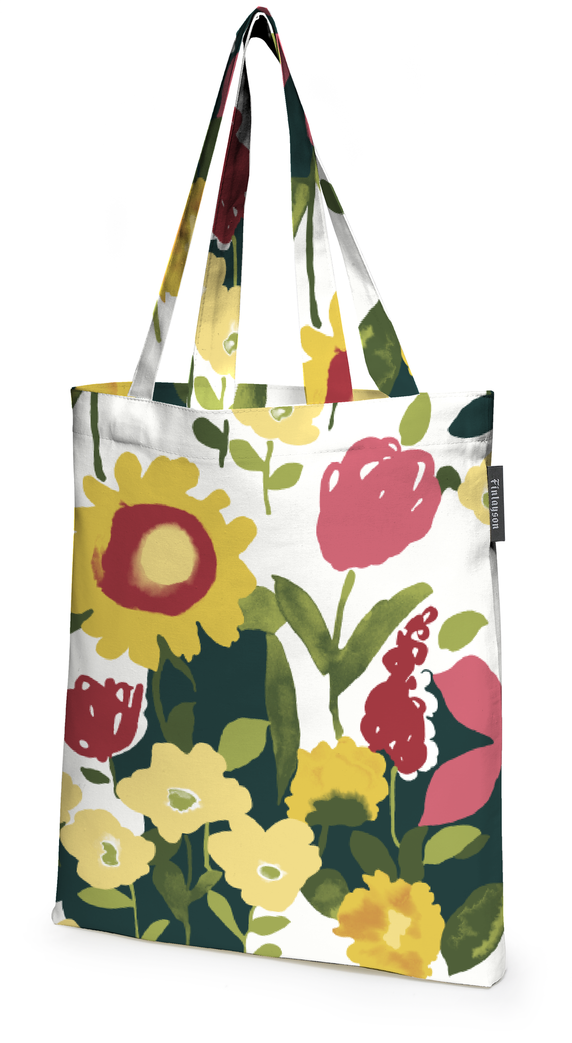 80220-5484-01-05; Finlayson Ihana Tote Bag Yellow / Green / Red / 36x42 cm 