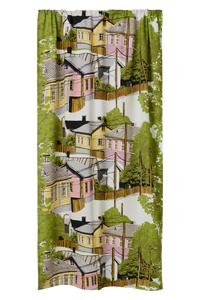 109010-4220; Finlayson COM Vallila Naapurusto curtain Pink yellow