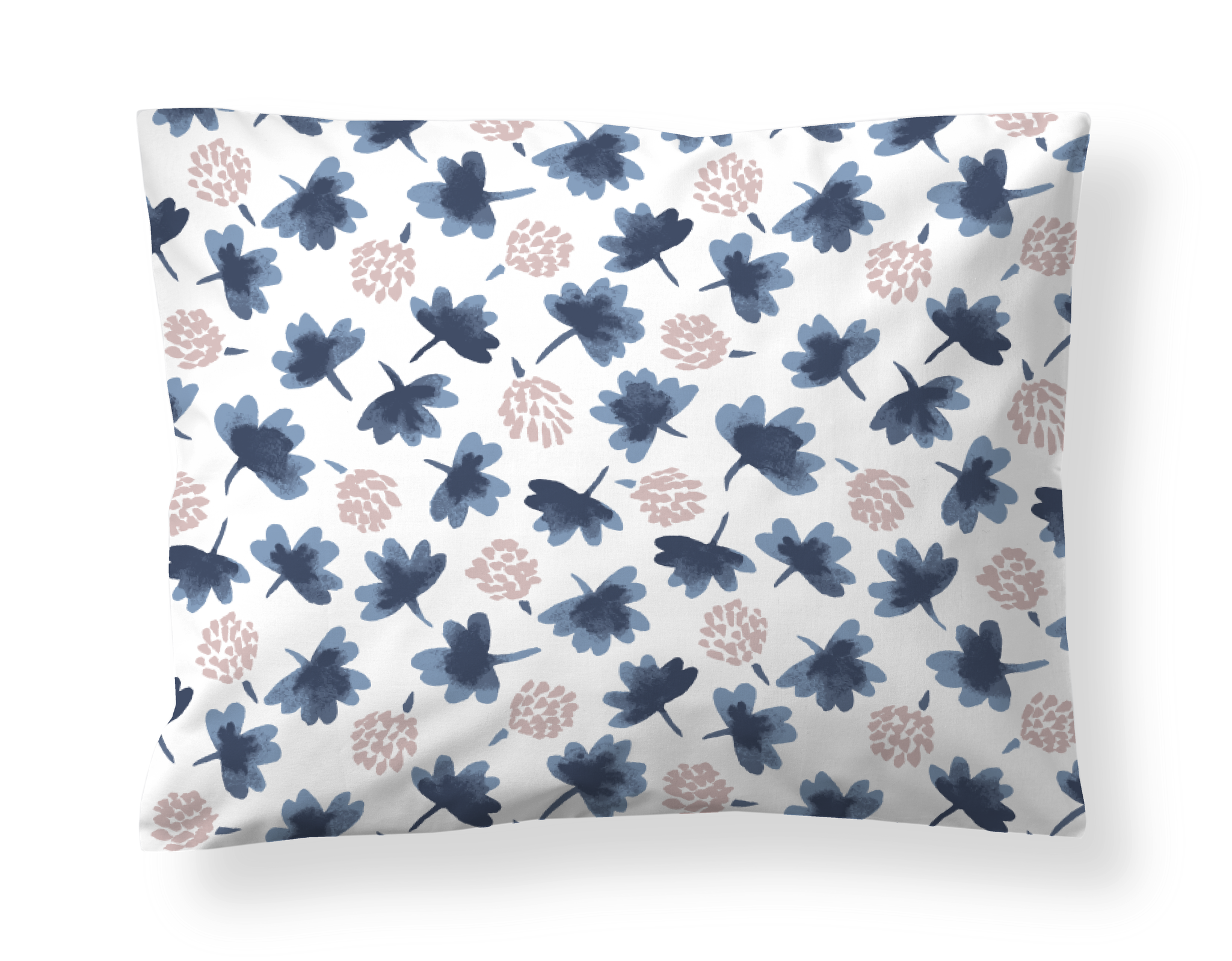 60136-5483-02-10; Finlayson Söpö Pillowcase Blue / Light pink / 50x60 cm 