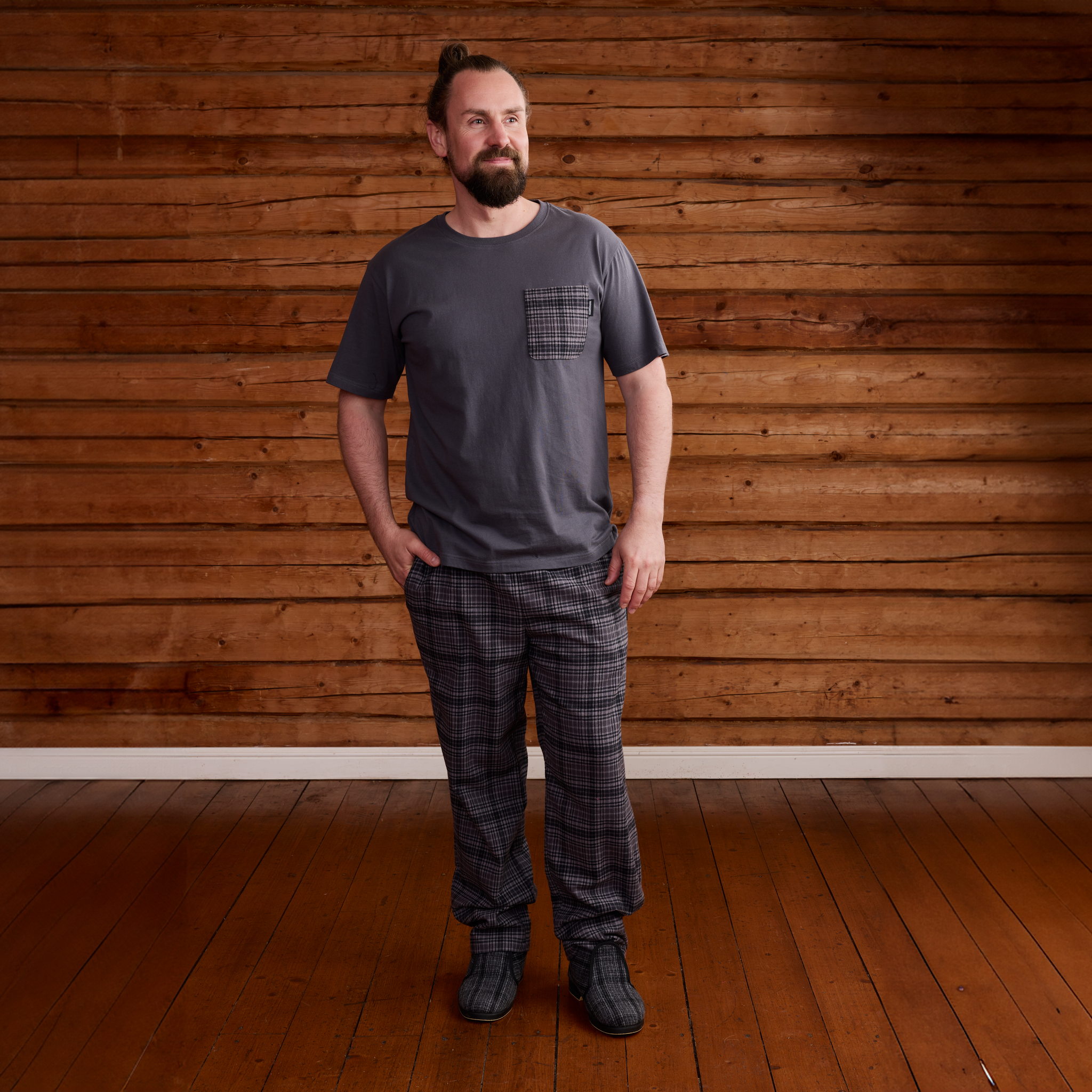 22751430004; 22751430003; 22751430001; 22751430002; Finlayson Reino Pyjamas Grey / L 