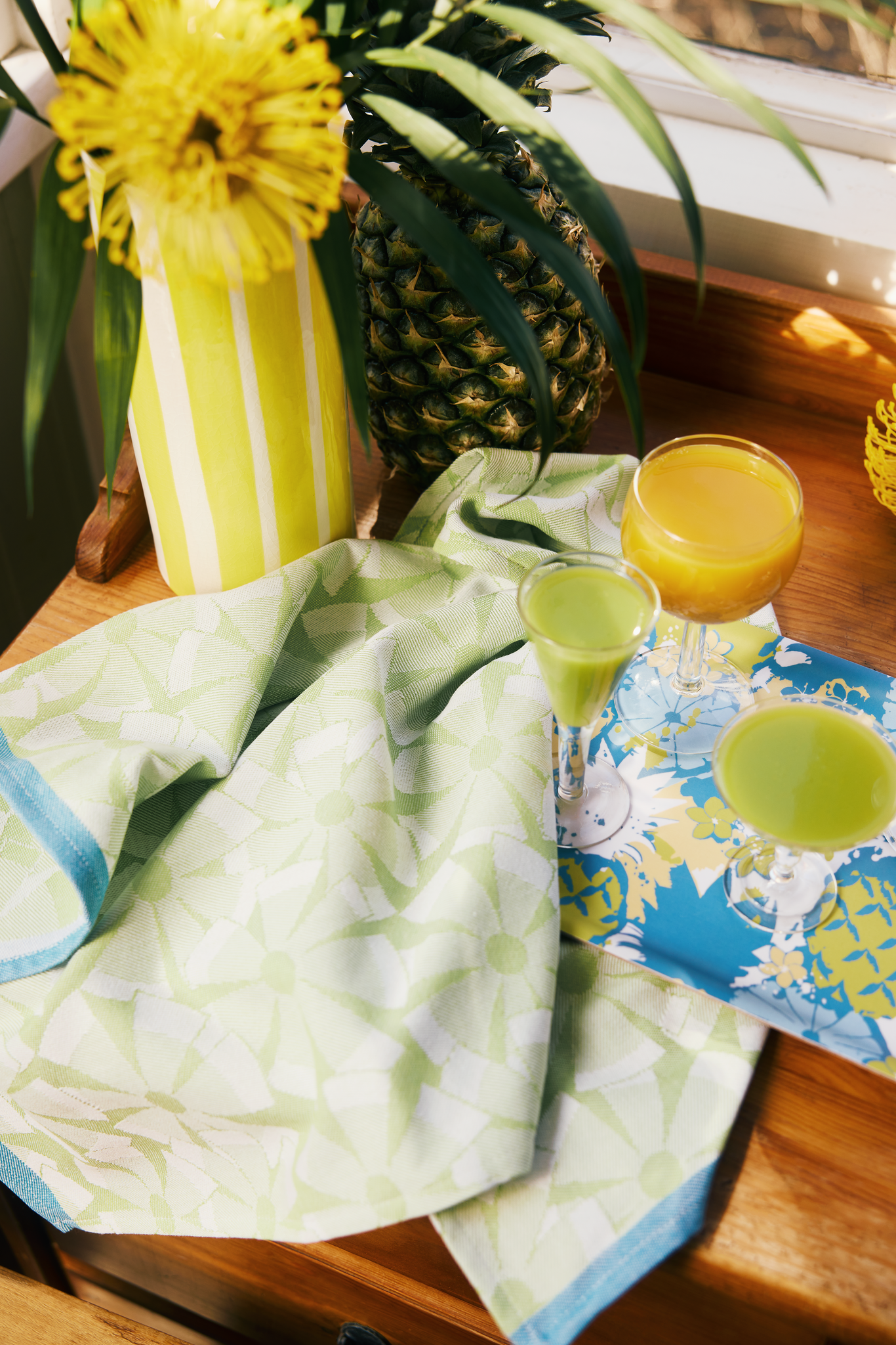 70940-5164-01-10_1; Finlayson Senni Kitchen towel 2 pcs Green / 50x70 cm 