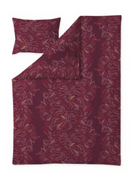 Finlaysonshop.com Pihamaa sateen duvet cover set Wine / 150x210 + 50x60 cm