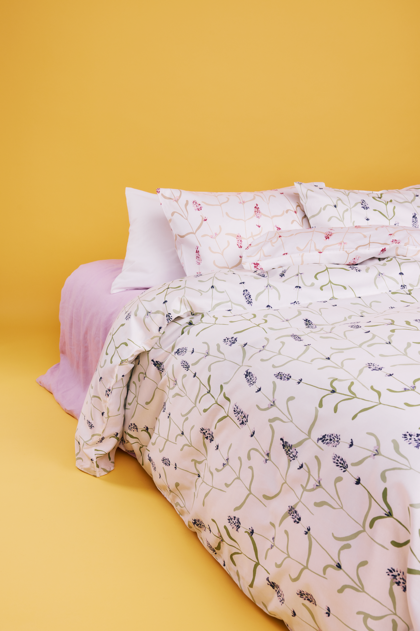 60137-5485-01-10_1; Finlayson Juuli Tencel Sateen Pillowcase Rose / Beige / 50x60 cm 