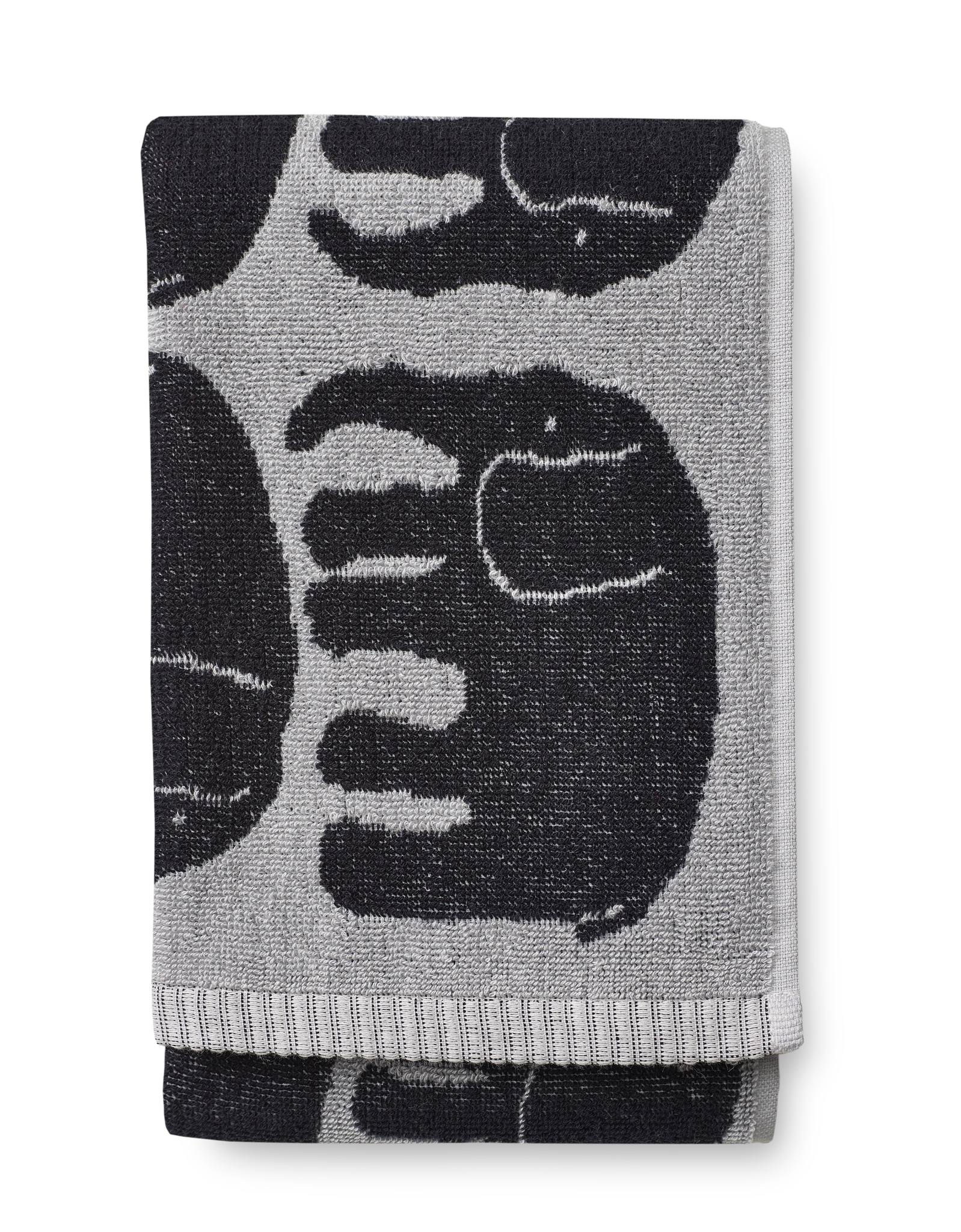 70563-4547-06-12; Finlayson Elefantti Hand Towel Black / Grey / 50x70 cm 