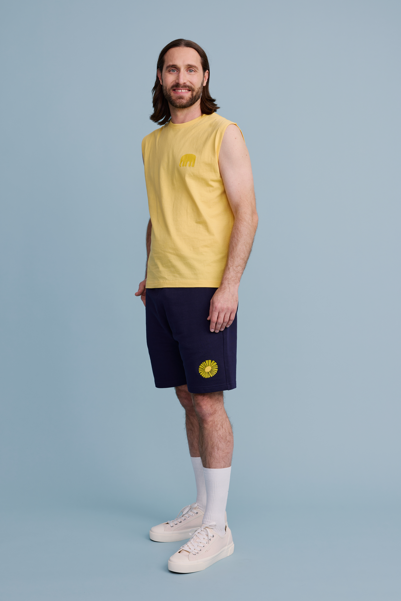 22601475003_2; Finlayson Elefantti Sleeveless T-Shirt Yellow / L 