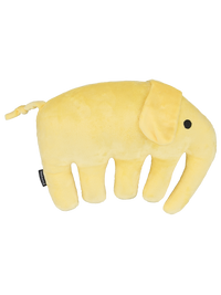 30722-0012-00-04; Finlayson COM Elefantti Plush Pillow Light Yellow / 40x30 cm