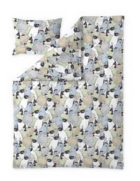 60652-5490-01-06; Finlayson Sekaparvi Duvet Cover set Pastel / 150x210 + 50x60 cm 