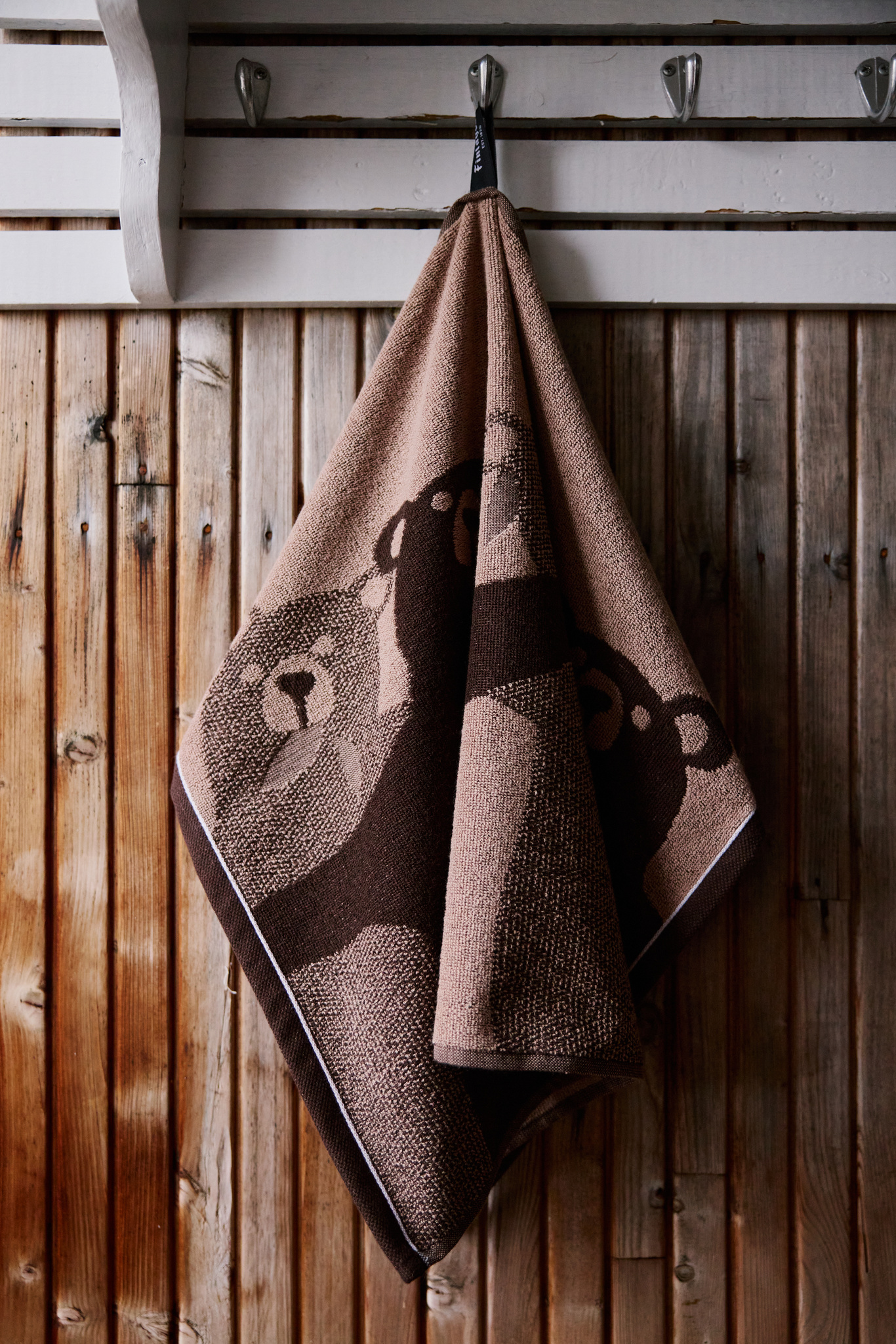 70563-1499-05-12_1; Finlayson Kopla Hand Towel Dark Brown / 50x70 cm 