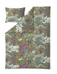 109037-7343; Finlayson COM Vallila Ahomaa duvet cover set Green-pink / 150x210 cm
