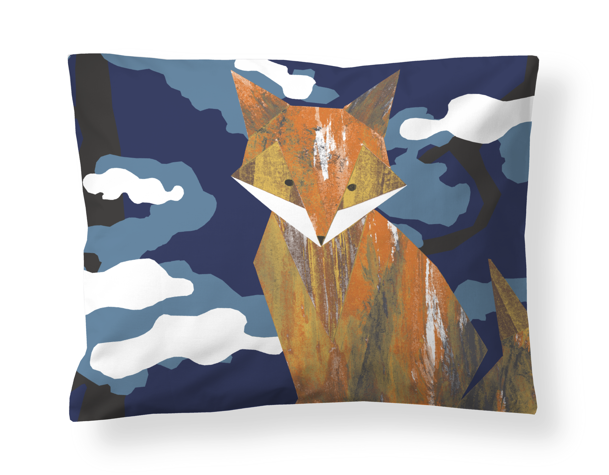 60136-4826-01-10_1; Finlayson Ensilumi Pillowcase Dark Blue / 50x60 cm 