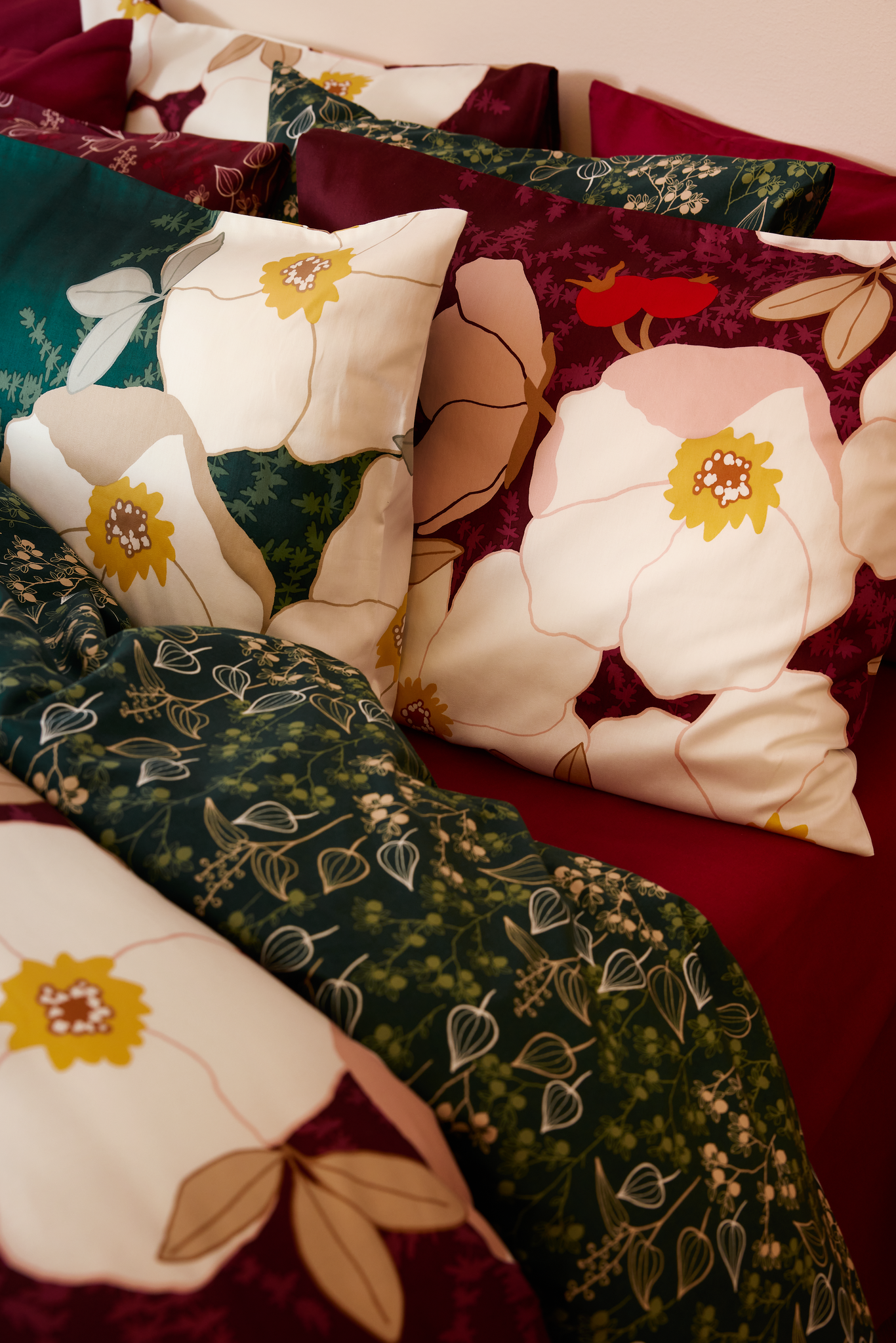 60138-5489-01-10_1; Finlayson Rosa Sateen Pillowcase Plume / 50x60 cm 