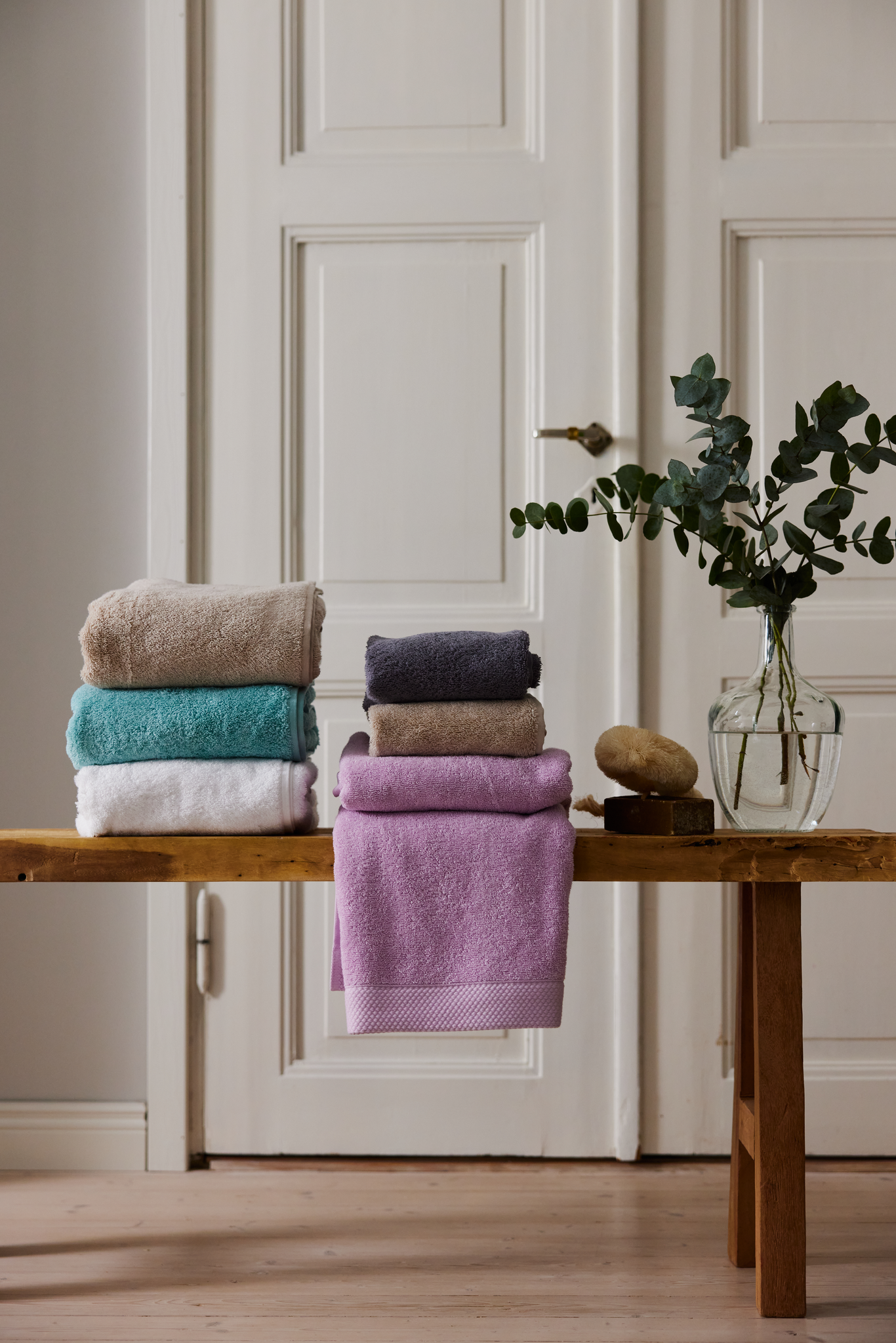 70109-0001-02-12_10; 70109-0001-03-12_10; 70110-0001-03-06_10; Finlayson Hali Bath Towel Grey / 70x150 cm 