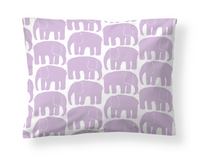 60136-4547-29-10; Finlayson Elefantti Pillowcase Light Lilac / 50x60 cm 