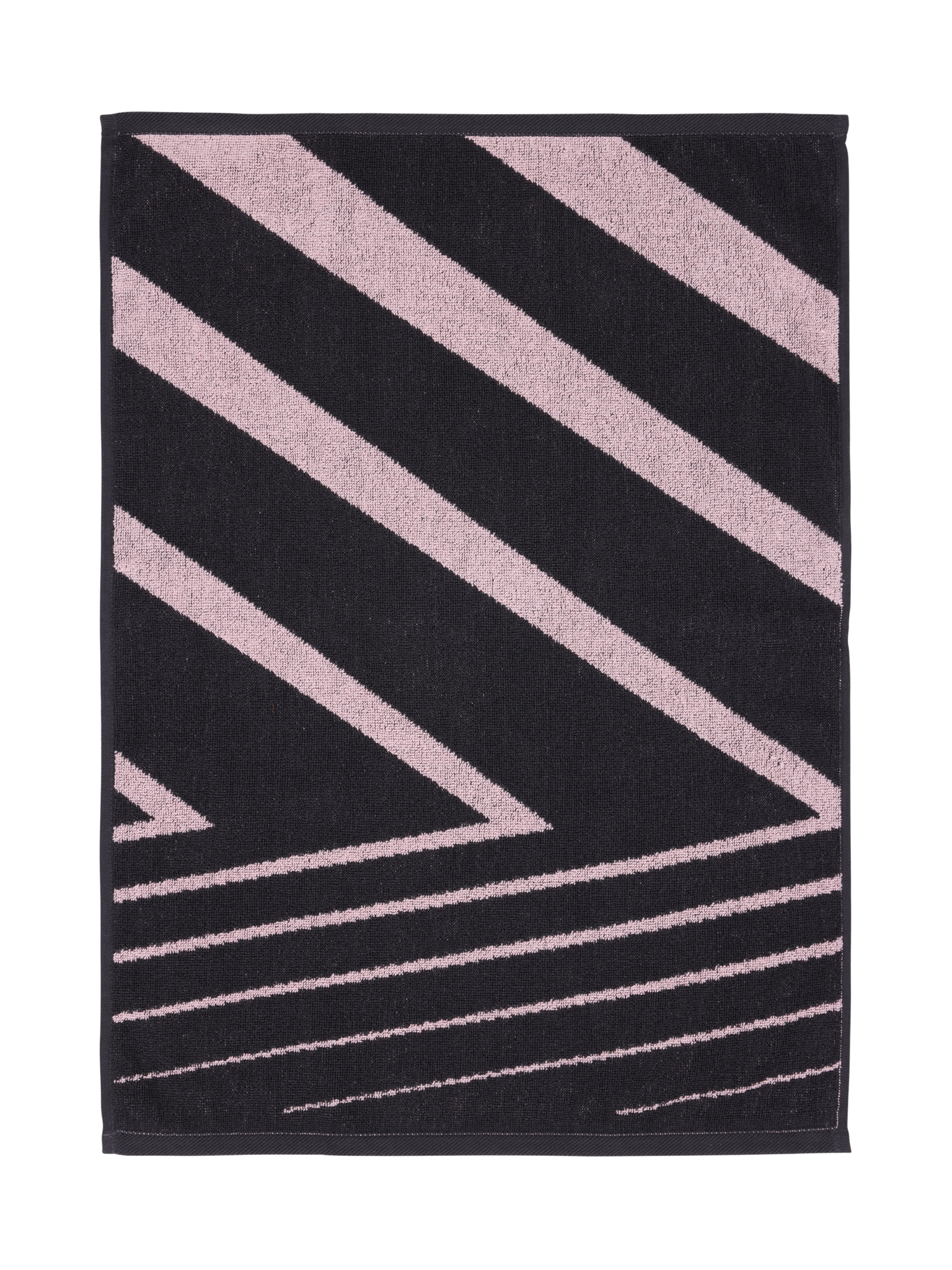 70563-4424-01-12_1; Finlayson Korret Hand Towel Grey / Light Red / 50x70 cm 
