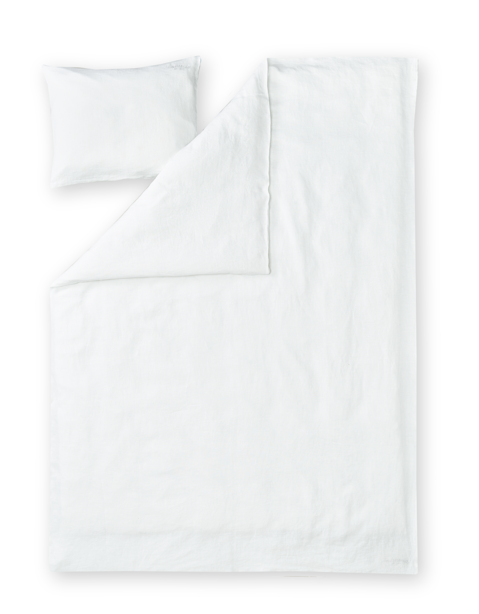 60760-0200-02-06; Finlayson Lino Linen duvet cover set White / 150x210 + 50x60 cm 