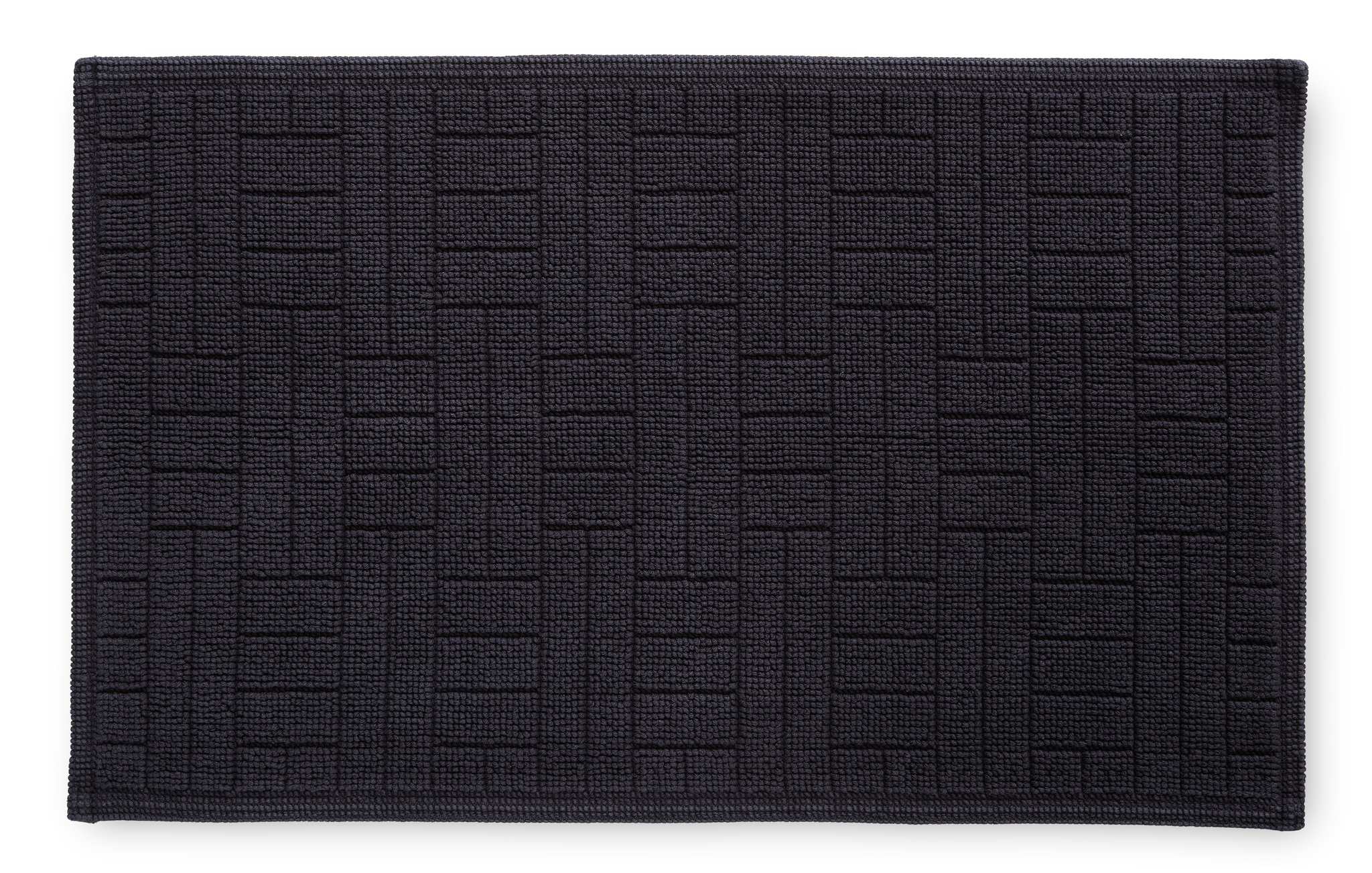 70325-1438-02-06; Finlayson Tamminiemi Bath Mat Black / 50x80 cm 