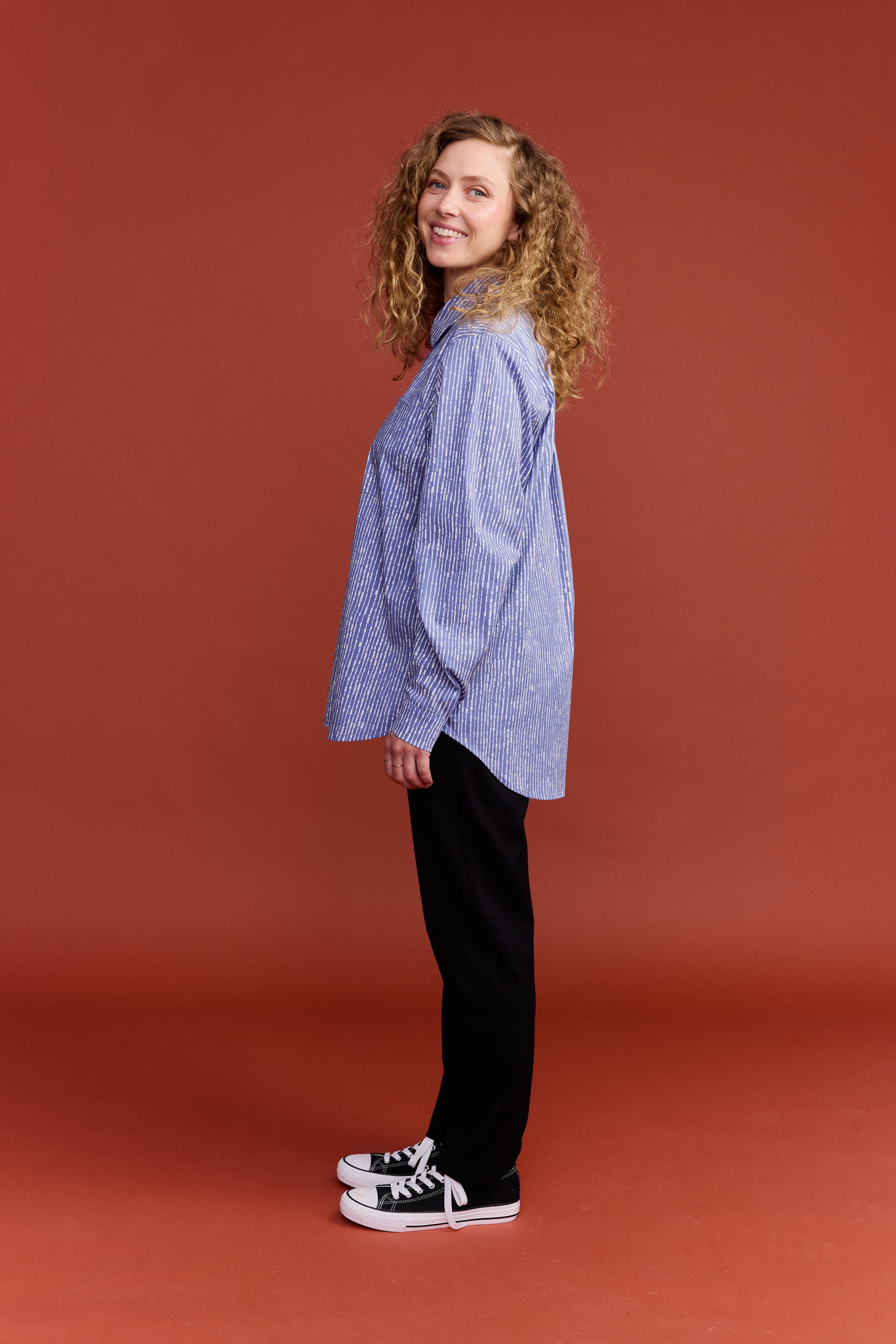 22702978004_3; Finlayson Korte Shirt Blue / 40 