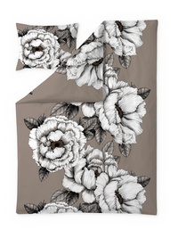 Finlayson COM Vallila Alma duvet cover set Mocha / 150x210 cm